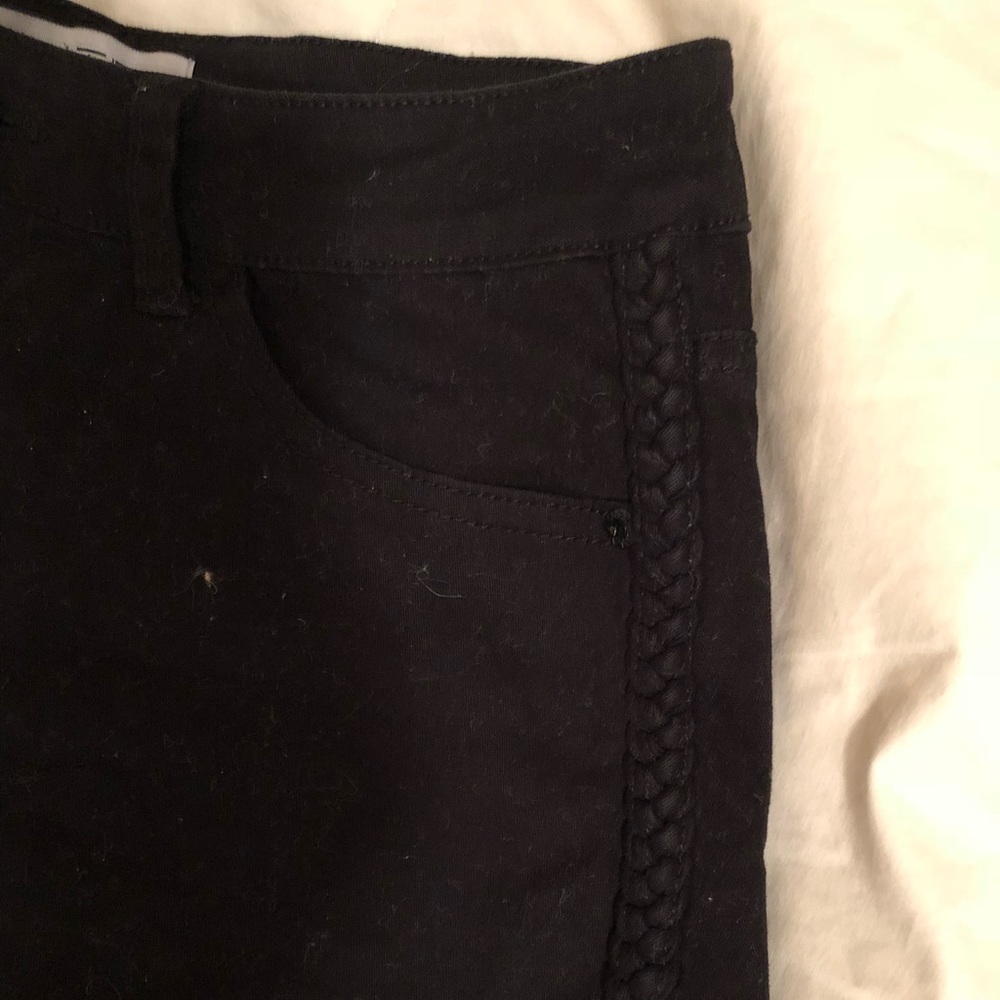 Patterned Black Shorts - Picture 2 of 4